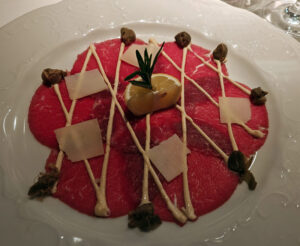 Carpaccio of Black Angus Beef