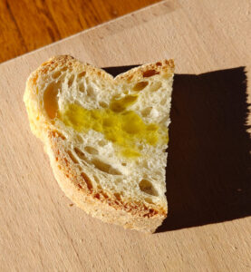 Ciabatta mit frischem Olivenöl