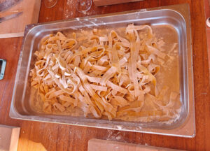 fertig sind die Tagliatelle