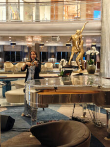 Violinistin in The Cove