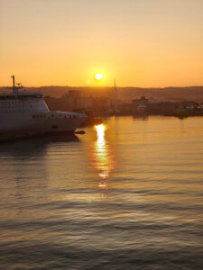 Sonnenaufgang in Civitavecchia