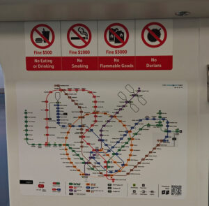 bitte keine Durians in der U-Bahn!