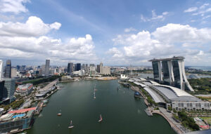 Aussicht auf Singapur