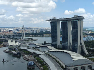 Aussicht auf Singapur