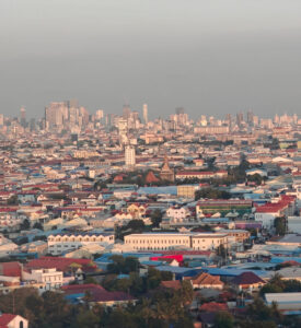 erster Blick auf Phnom Penh