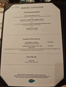 Abendessen Tag 1