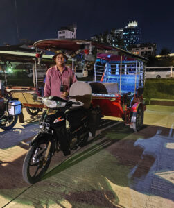 Tuk Tuk Fahrt durch Phnom Penh