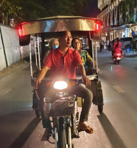 Tuk Tuk Fahrt durch Phnom Penh