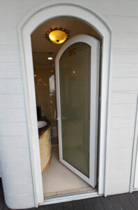 Toiletten am Heck