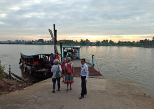 Rückfahrt mit dem Sampan