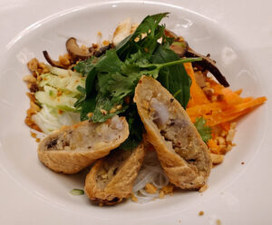 Noodle Salad Crispy Spring Roll
