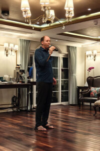 Dirk beim Briefing