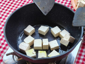 Tofu anbraten