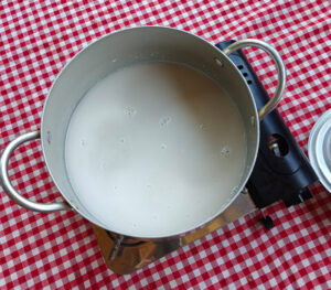 eingeweichte Tapiokaperlen kochen