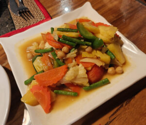 Abendessen im Peace Café