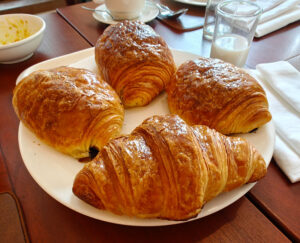 vegane Croissants und Pain au Chocolat