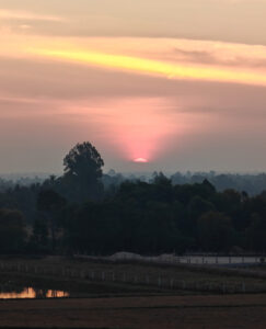 Ballonfahrt zum Sonnenaufgang