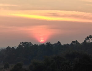 Ballonfahrt zum Sonnenaufgang