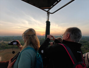 Ballonfahrt zum Sonnenaufgang