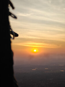 Ballonfahrt zum Sonnenaufgang