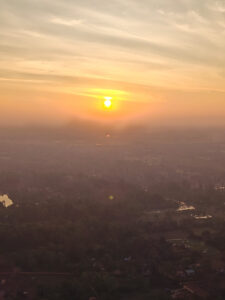 Ballonfahrt zum Sonnenaufgang