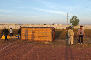 die Jungs packen schon ein