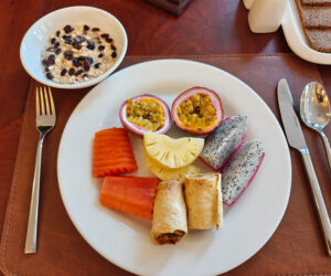 letztes Frühstück im Hotel