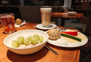 Frühstück in der Lounge