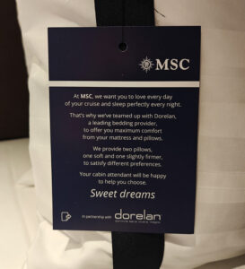 Pillow Menu