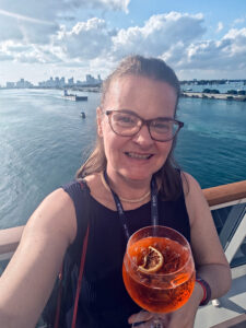 ein Aperol Spritz vor der Taufe