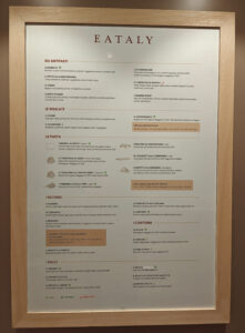 Eataly at Sea
