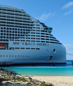 MSC World America in Ocean Cay