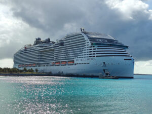 MSC World America in Ocean Cay
