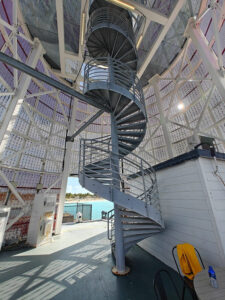 die Treppe im Lighthouse