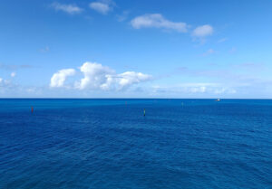 Einfahrt nach Ocean Cay