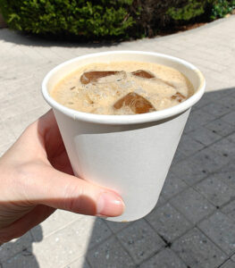 Iced Coffee von der Smiling Fish Bar