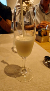 Prosecco mit Sorbet