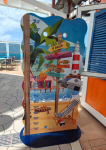 Kiosk für Waiver und Reservierungen