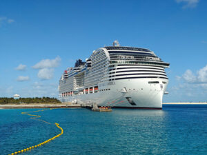 MSC World America in Ocean Cay