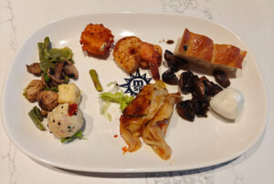 Abendessen im Buffetrestaurant