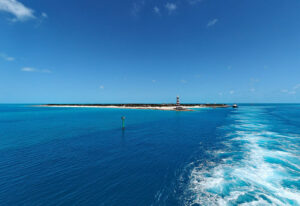 Abfahrt von Ocean Cay