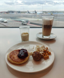 Frühstück in der Lounge