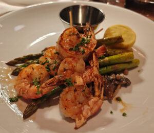 Grilled Jumbo Shrimp Skewer