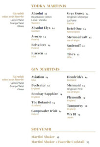 Martinis