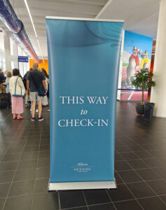 Auf zum Check-In