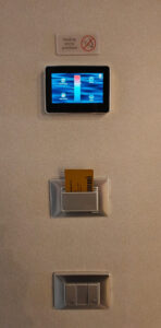 Display und Masterschalter