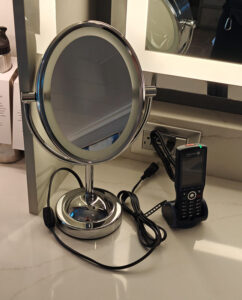Spiegel und Handheld