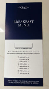Breakfast Menu