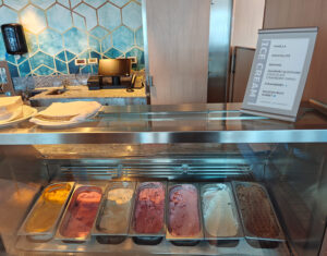 Eis im Waves Grill