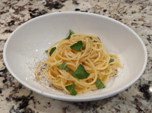 Pasta al Limone e Basilico